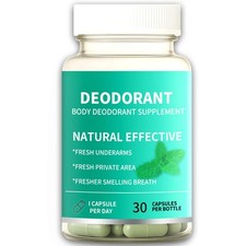 Body Deodorizing Supplement, Internal Body Deodorant Chlorophyll Capsules   f...