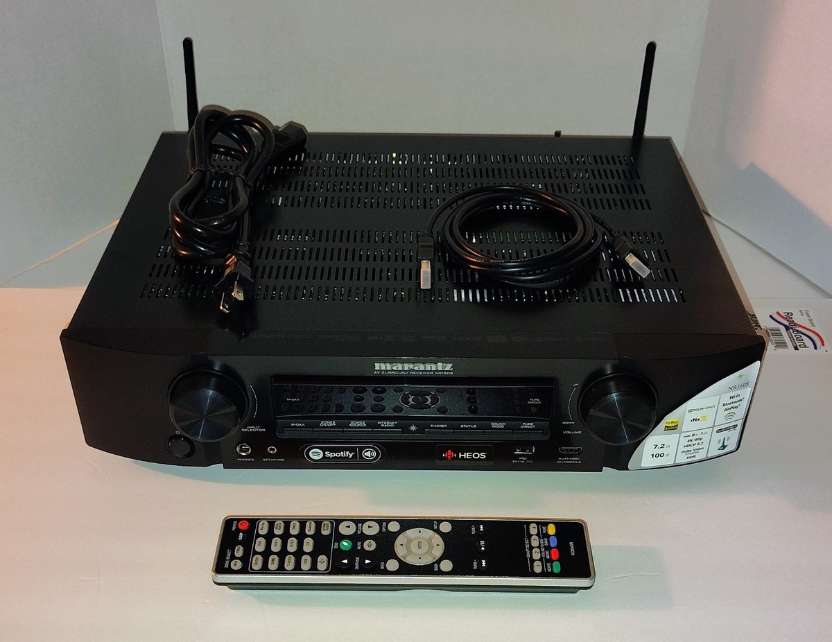 Marantz NR1608 7.2 Channel Home Theater Receiver Dolby Vision 