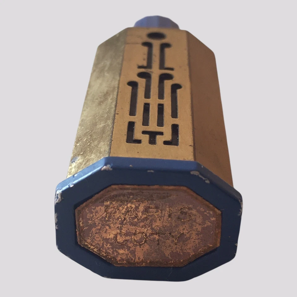 Perfume en miniatura COTY Paris en una botella rara Art Deco - 0,16 fl oz ¡COMPLETO! Foto 2 de 4