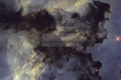 DARK CLOUDS IN ROSETTE NEBULA HUBBLE IMAGE 4X6 PHOTO