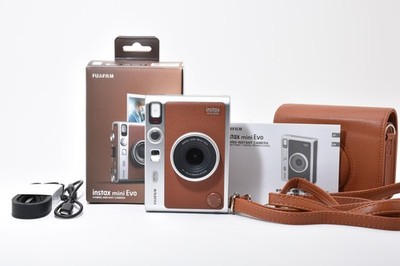 [Unused] FUJIFILM FUJI Cheki Hybrid Instant Camera mini Evo Brown From JAPAN