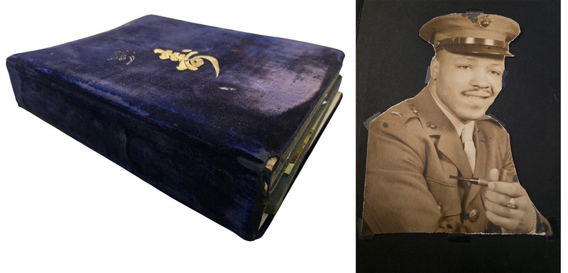AFRICAN AMERICAN PHOTO ALBUM omaha ne kansas city military portraits family