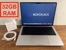 ✅ Apple MacBook Pro 14" 2021/M1 Pro/32GB RAM/14C GPU/512GB/ 22 CYCLES 100% (190)