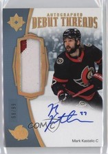 2022 Upper Deck Ultimate Collection Debut Threads 68/99 Mark Kastelic Auto 1qh9