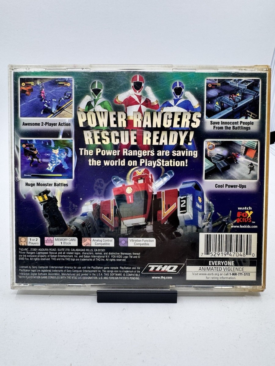 Saban's Power Rangers: Lightspeed Rescue (Sony PlayStation 1) [CIB