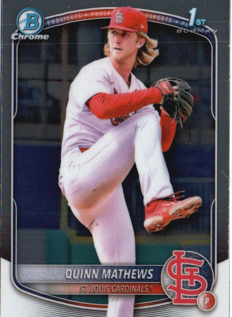 2025 Bowman #BCP-25 Quinn Mathews Chrome Prospects