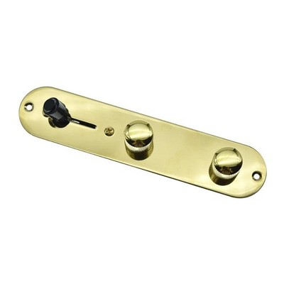 KAISH Fully Loaded Control Plate Pre-Wired 3-Way with Gold 