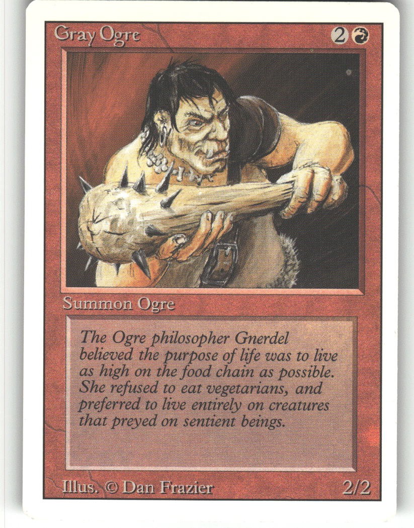 Gray Ogre - Revised Edition - MTG - Common - # - NM