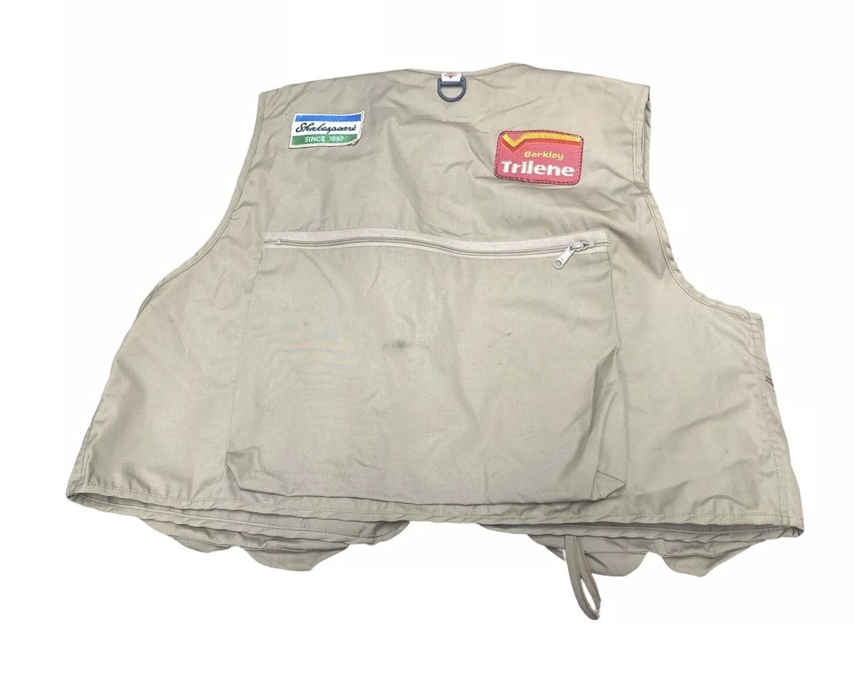 Vintage 80's Columbia Men's Fly Fishing Patched Vest Size XL | eBay