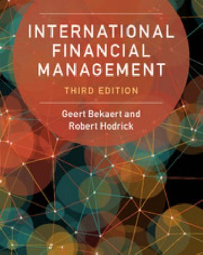 International Financial Management Bekaert Hodrick Hardback 9781107111820 3e