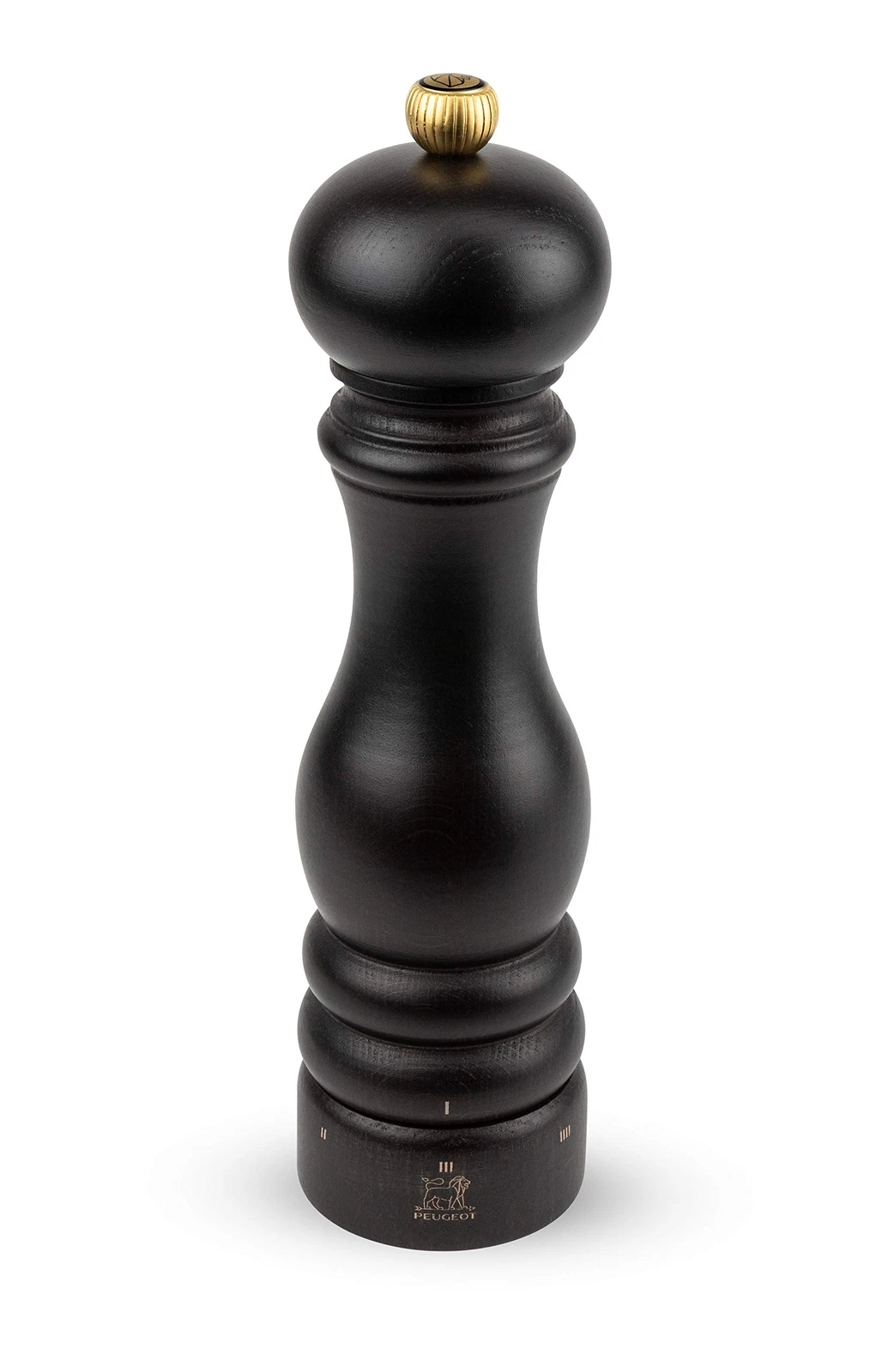 - Paris u'Select Manual Pepper Mill - Adjustable Grinder - Beechwood Chocolate