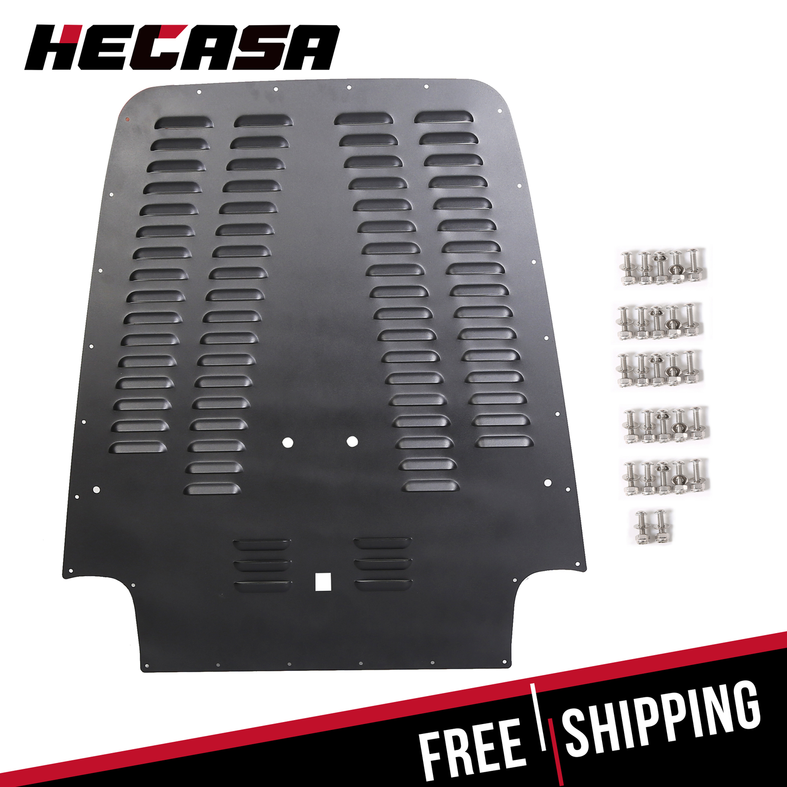 Aluminum Vented Hood Louver Black Powdercoat for 03-06 Jeep 