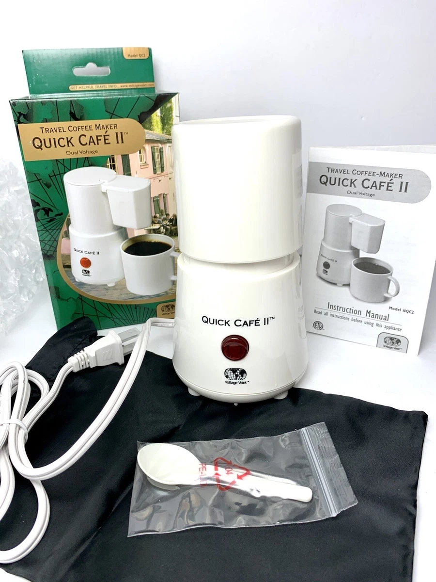 Quick Cafe Portable Travel Coffee Maker QC2 Dual Voltage NEW Christmas Gift