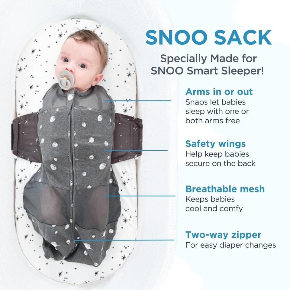 SNOO Sleep Sack 100 Organic Cotton Baby Swaddle Blanket Doctor