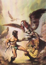 1992 BORIS VALLEJO SERIES 2 SINGLE TRADING CARD #80 THE MAKER OF UNIVERSES