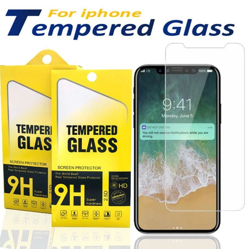 Película Protectora de Pantalla de Cristal Templado para iPhone 12- Lote de 2 Foto 2 de 4