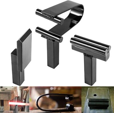 3/4'' Blacksmith Anvil Forge Hardy Tools Set Hot Cut Creasing Stake Spring Fuller