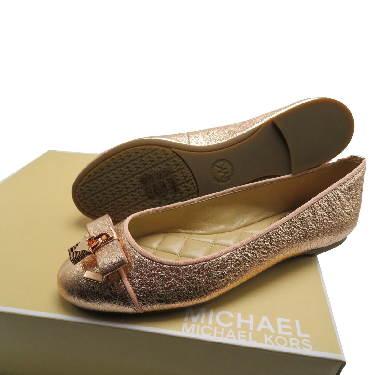 Alice metallic leather sales ballet flat