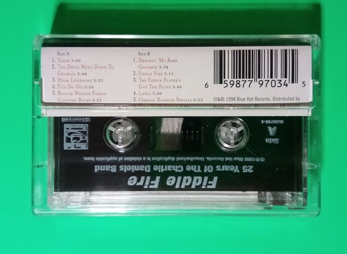 Charlie Daniels Band - Fiddle Fire - Country Rock (Cassette Tape, 1998) - Picture 2 of 5