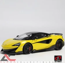LCD MODELS LCD18006-YELLOW 1:18 McLAREN 600LT DIECAST SUPERCAR