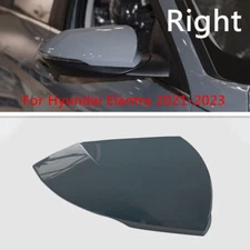 For Hyundai Elantra 21-23 Gray Right Side Rearview Door Mirror Cover Shell Cap