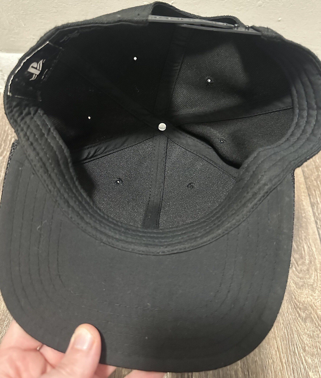 Sony Playstation Controller Buttons Men's Adjustable Flatbill Snapback Hat Cap image 6