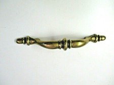 National 3897 Drawer 1960s Pull Handle Colonial Dark Brass 3" Centers 1 Vtg MCM