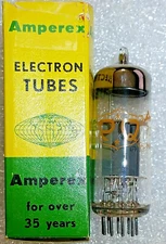 7062 Amperex PQ NOS box flap missing Vacuum Tube, Triplett 3444 tested 100/94%