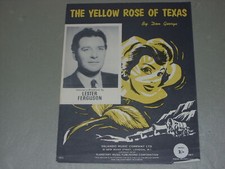 Lester Ferguson: La rosa gialla del Texas spartiti