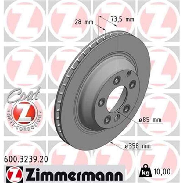 2X Zimmermann Bremsscheibe 600.3239.20-image