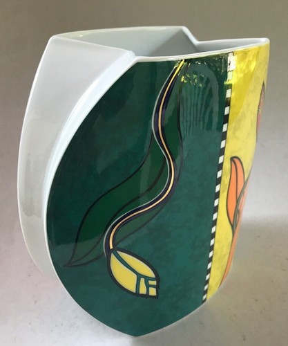 Antique Porcelain Vase Studio Line Jan van der Vaart Sanja Zivo Rosenthal ~1960 - Picture 8 of 12