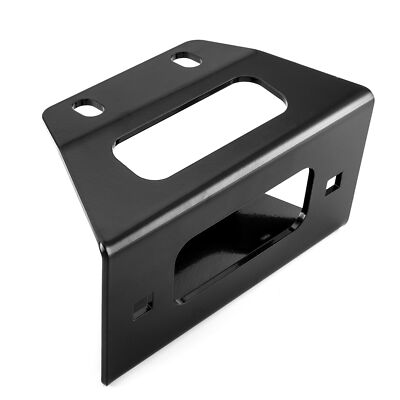 WeiSen Winch Mounting Plate & Bracket Kit For Polaris RZR 570, 800, Trail S (2008-2023) – Heavy-Duty Steel, Black Powder Coat, Fits Standard Winches