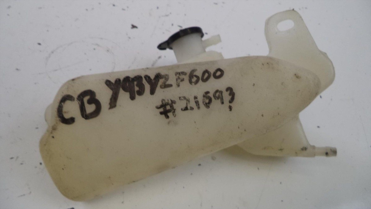 C. 1998 YAMAHA YZF 600 R RADIATOR COOLANT RESERVOIR TANK BOTTLE OEM