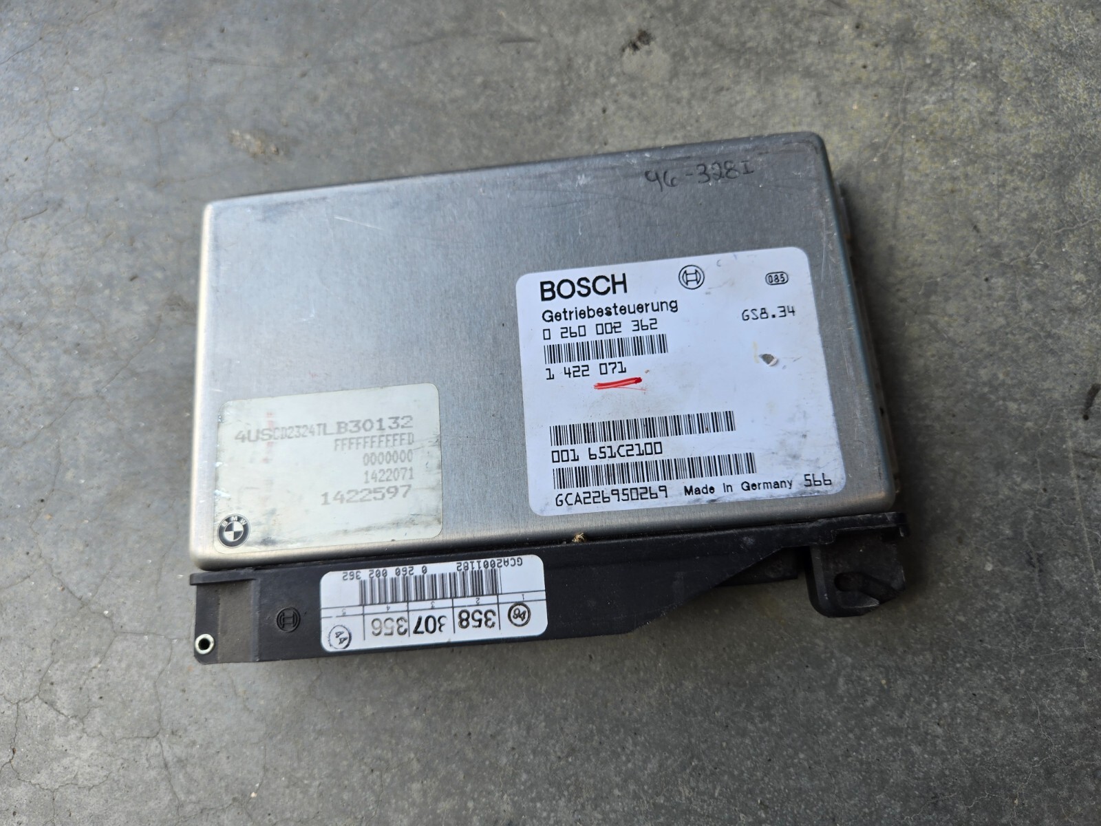 BMW E36 328i 2.8i M52 ENGINE EGS GEARBOX TRANSMISSION CONTROL MODULE ...