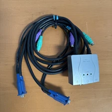 2-Ports External KVM switch PS/2 with Audio Support