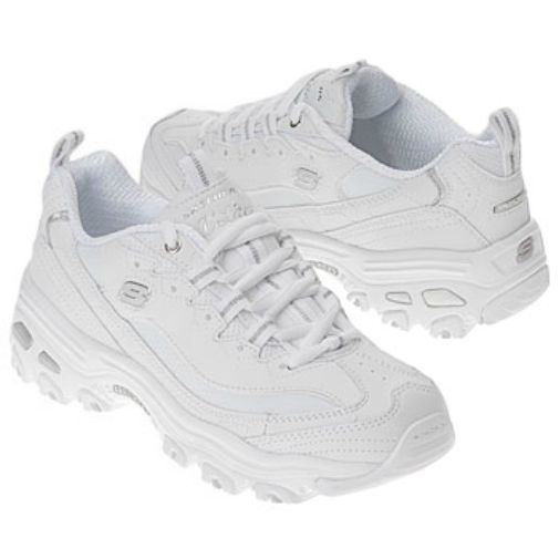 sketchers dlites white