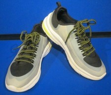 Athletic Works Boys Shoes Sz. 5 Gray/Black Lace up Sneakers