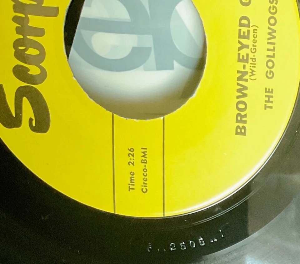The Golliwogs 1965 Scorpio 45rpm "Brown-Eyed Girl" NM gArAgE pre-Creedence - Image 3 of 4