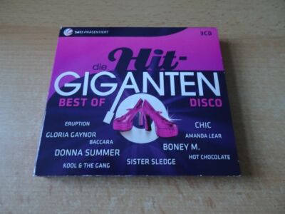3 CD Set Die Hit-Giganten - Best of Disco: Gloria Gaynor Baccara Boney M. Amanda