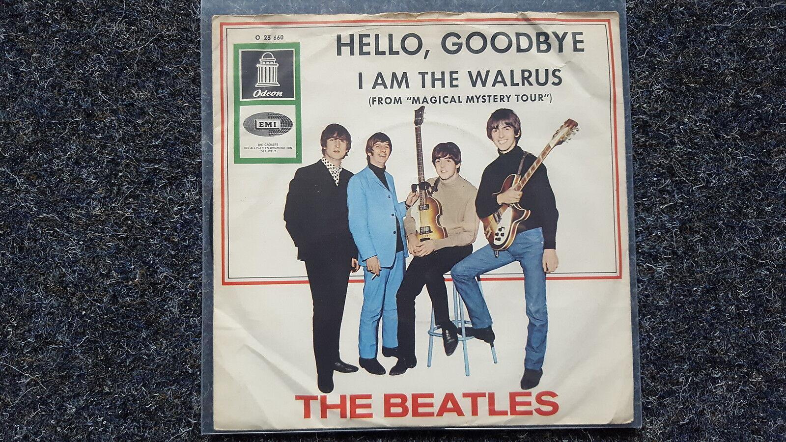 7"" Single Vinyl Beatles - Hello, goodbye/ I am the walrus Stuhlcover