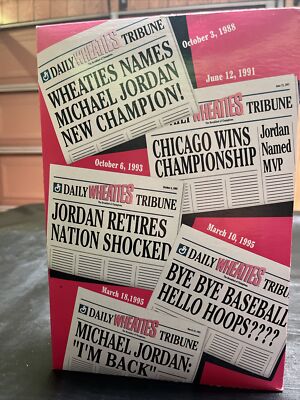 Wheaties Chicago Bulls Michael Jordan's Back Cereal Box. 18oz. | eBay