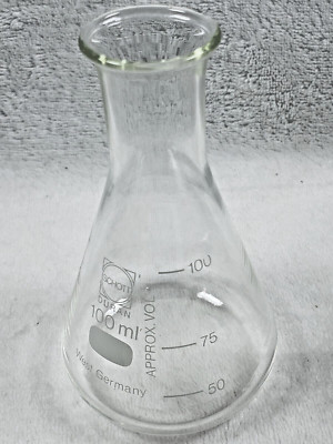 Schott Duran West Germany 100 mL Erlenmeyer Flask