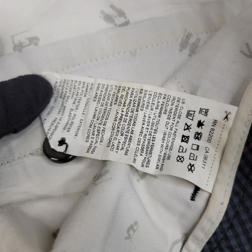 Puma Shorts Men 30 Golf Performance Hybrid Chino Pants Button Zip Blue Adult - Image 3 of 4