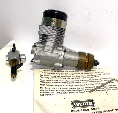 WEBRA SPEED 61F  Marine 2-Stroke Nitro Engine with Heatsink For RC Boat  NEW