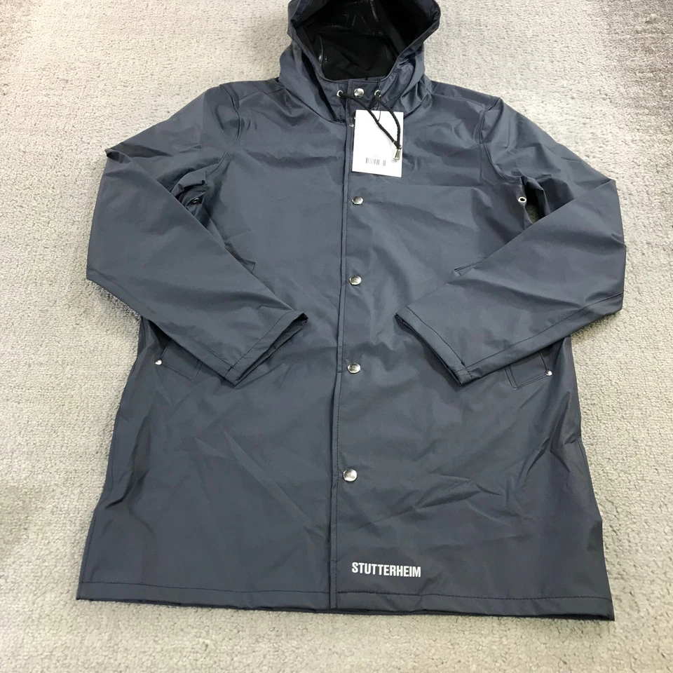 Chaqueta Stutterheim Para Hombres 2XS XXS Sudadera con Capucha Abrigo de Lluvia Ligero Estocolmo Foto 3 de 4