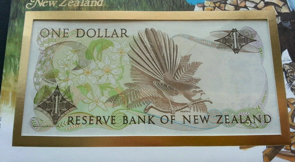 [SJ] New Zealand Daily Life 1992 Kiwi Cat Sheep Mountain FDC (banknote cover) - Image 3 of 4