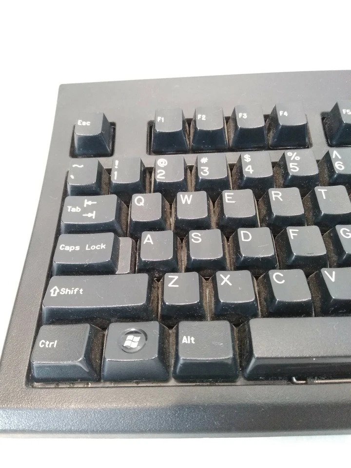 KeyTronic KT800P2M1PK PS/2 QWERTY Keyboard - Image 2 of 4