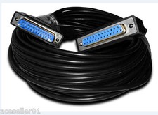 98 Feet ILDA Cable with DB25 Female to Male for Stage Laser Light PC Controller