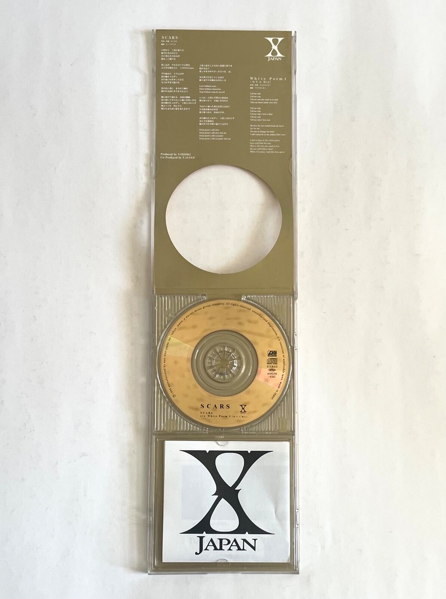 X JAPAN SCARS JAPAN 3inch CD Single 1998 AMDM-6262 Yoshiki