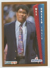 WES UNSELD CO 1992-93 FLEER CARD NEAR MINT CONDITION